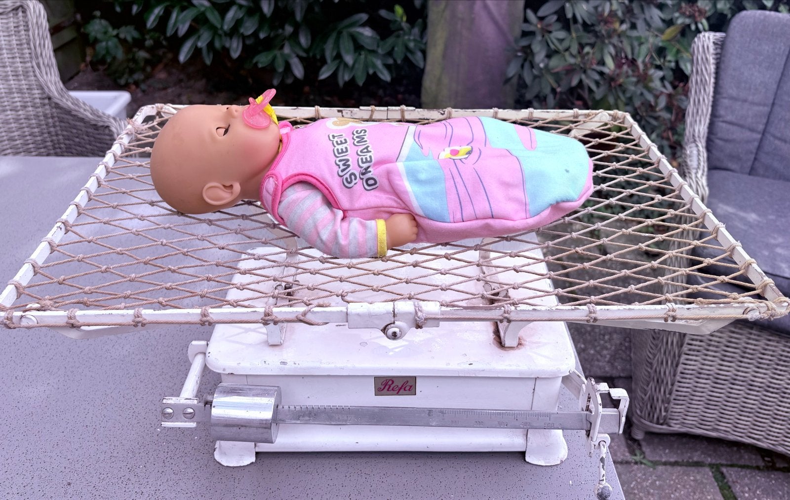 Baby weegschaal, Ophalen, Gebruikt