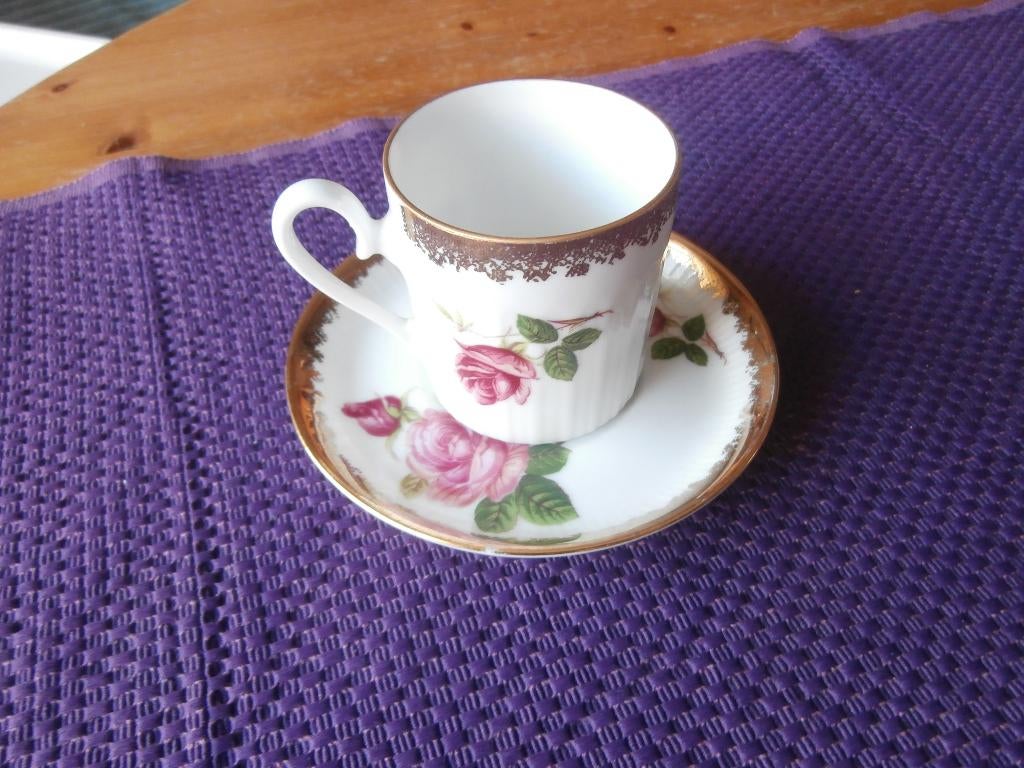 Kop en schotel Hartporzellan Germany 4 servies keuken, Ophalen of Verzenden