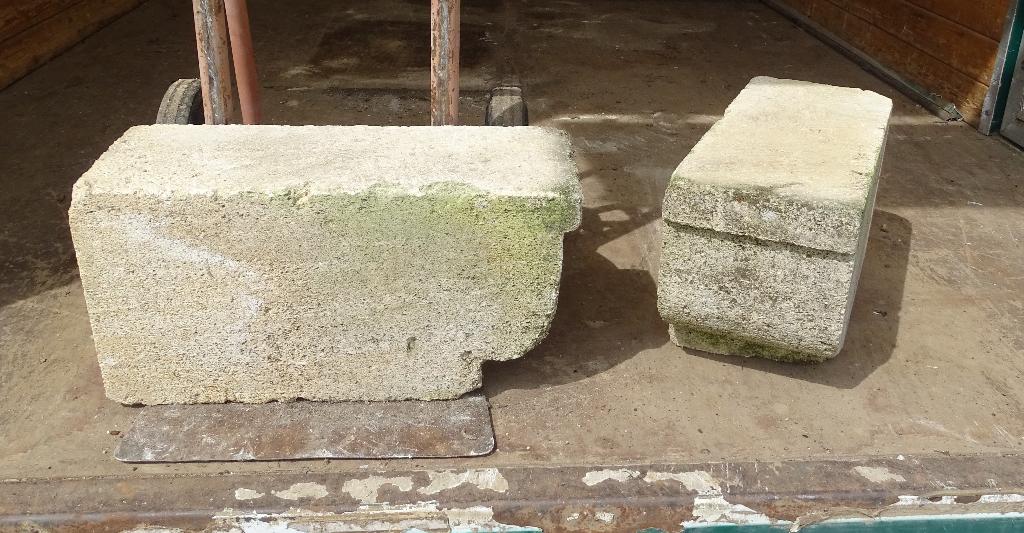 set franse consoles van franse steen, Ophalen