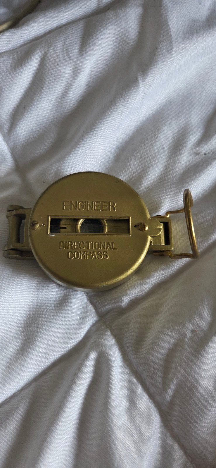 Vintage Messing Kompas - Engineer Directional Compass (Survi, Ophalen of Verzenden, Zo goed als nieuw