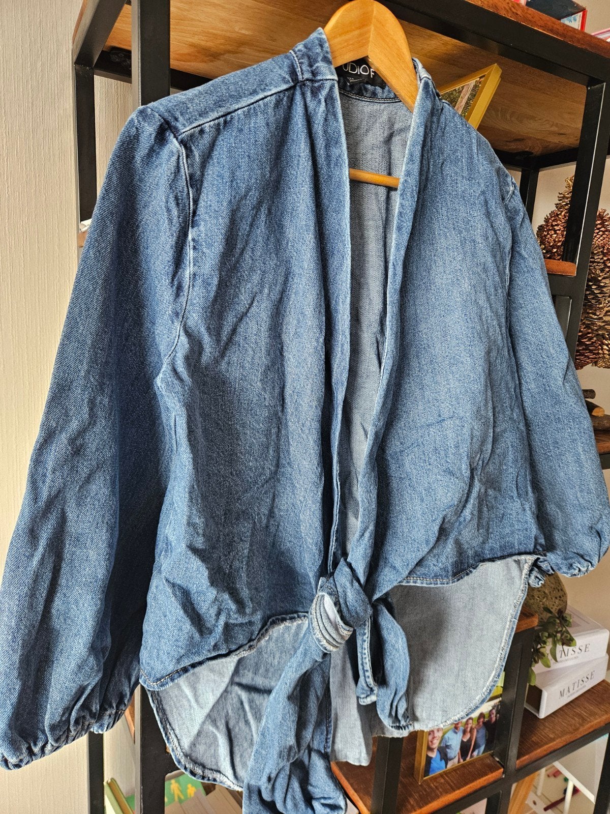 Zommer denim jas, Ophalen, Zo goed als nieuw, Maat 38/40 (M), Blauw