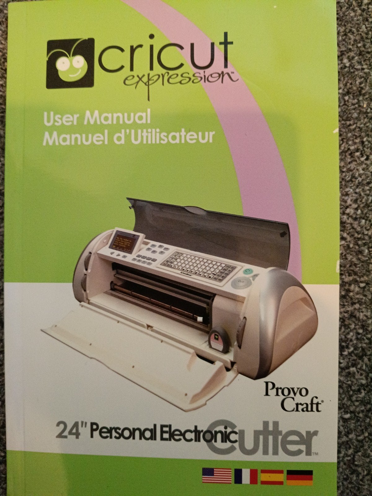 Cricut Expression Snijmachine met cartridges en accessoires, Geschikt voor karton, Gebruikt, Ophalen of Verzenden, Machine