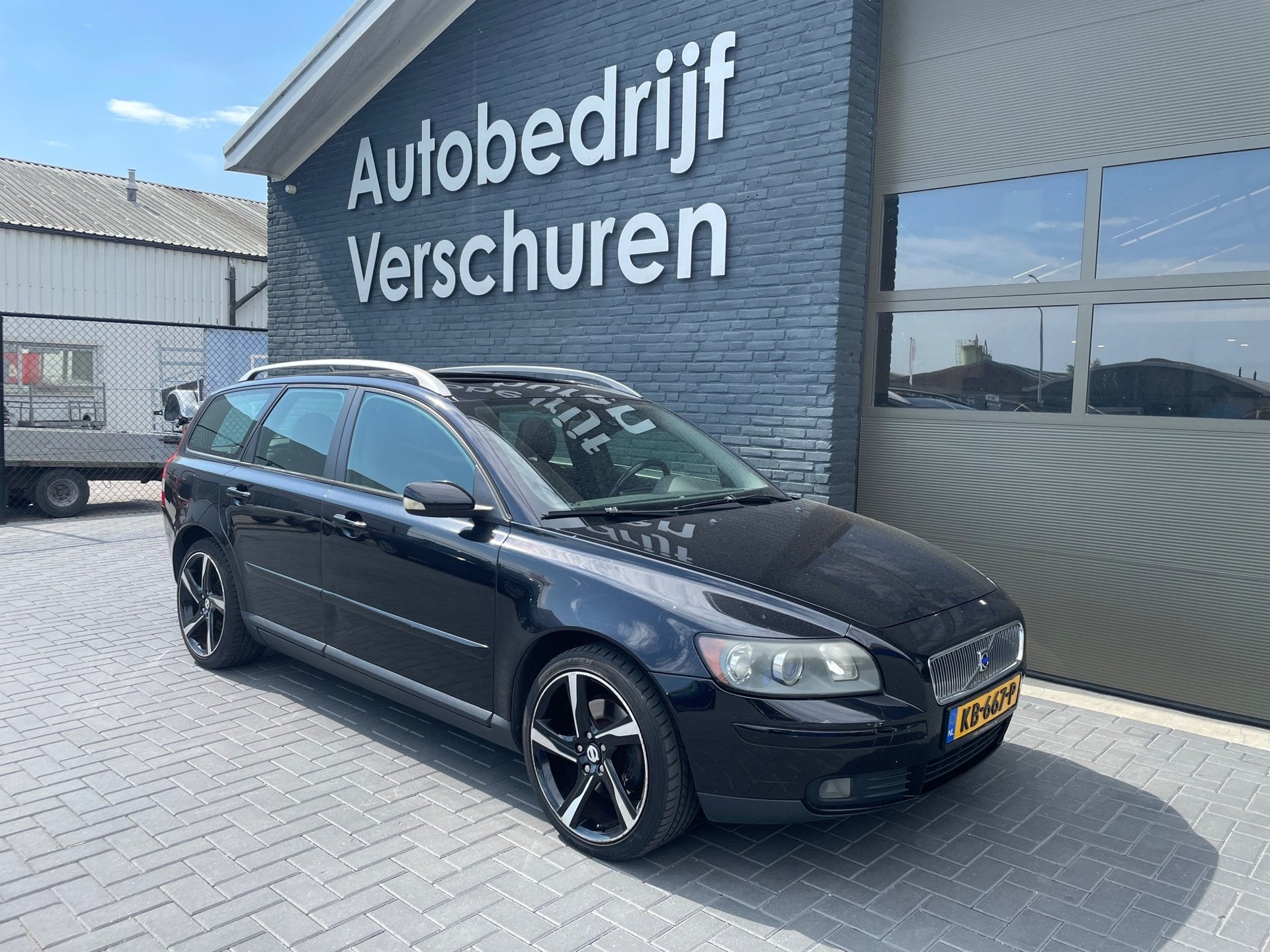 Volvo V50 2.4i stoelverwarming schuifdak inruilkoopje, Auto's, Volvo, Voorwielaandrijving, 1362 kg, Gebruikt, Zwart