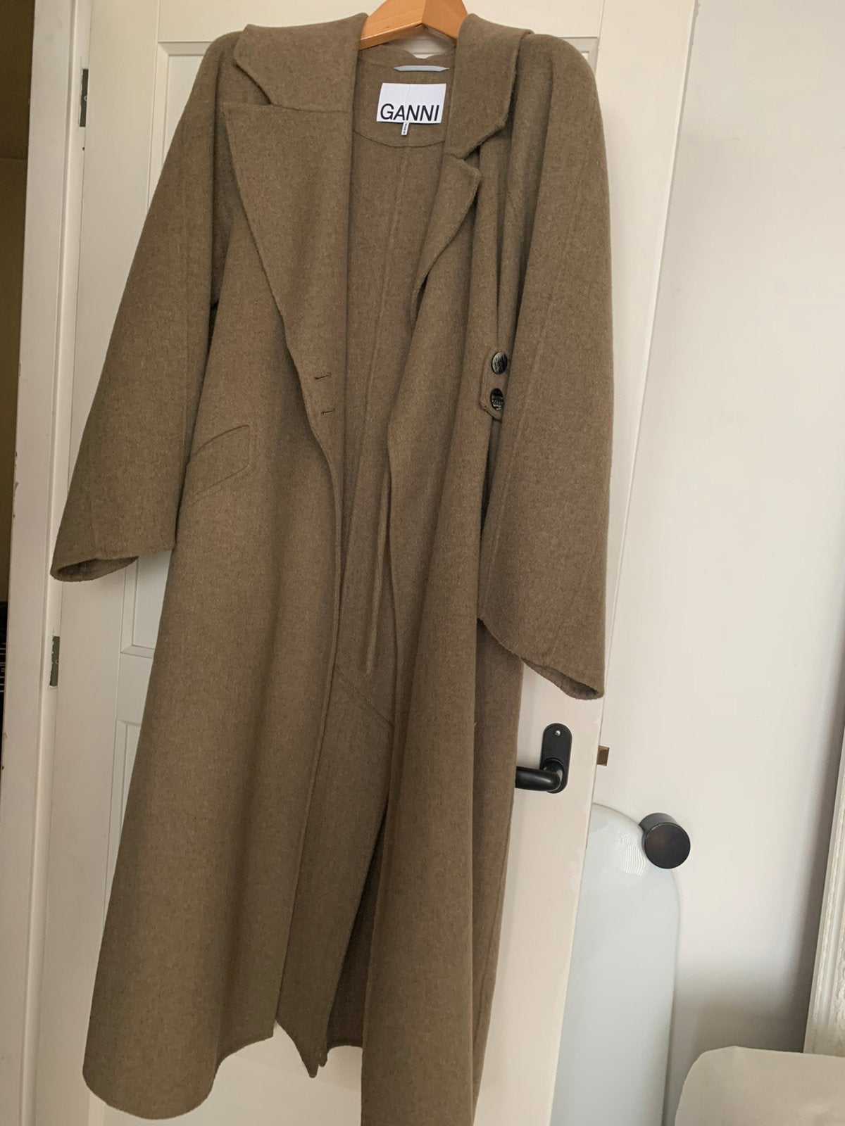 Ganni Jas/XS/S, Ophalen, Zo goed als nieuw, Maat 34 (XS) of kleiner, Zwart