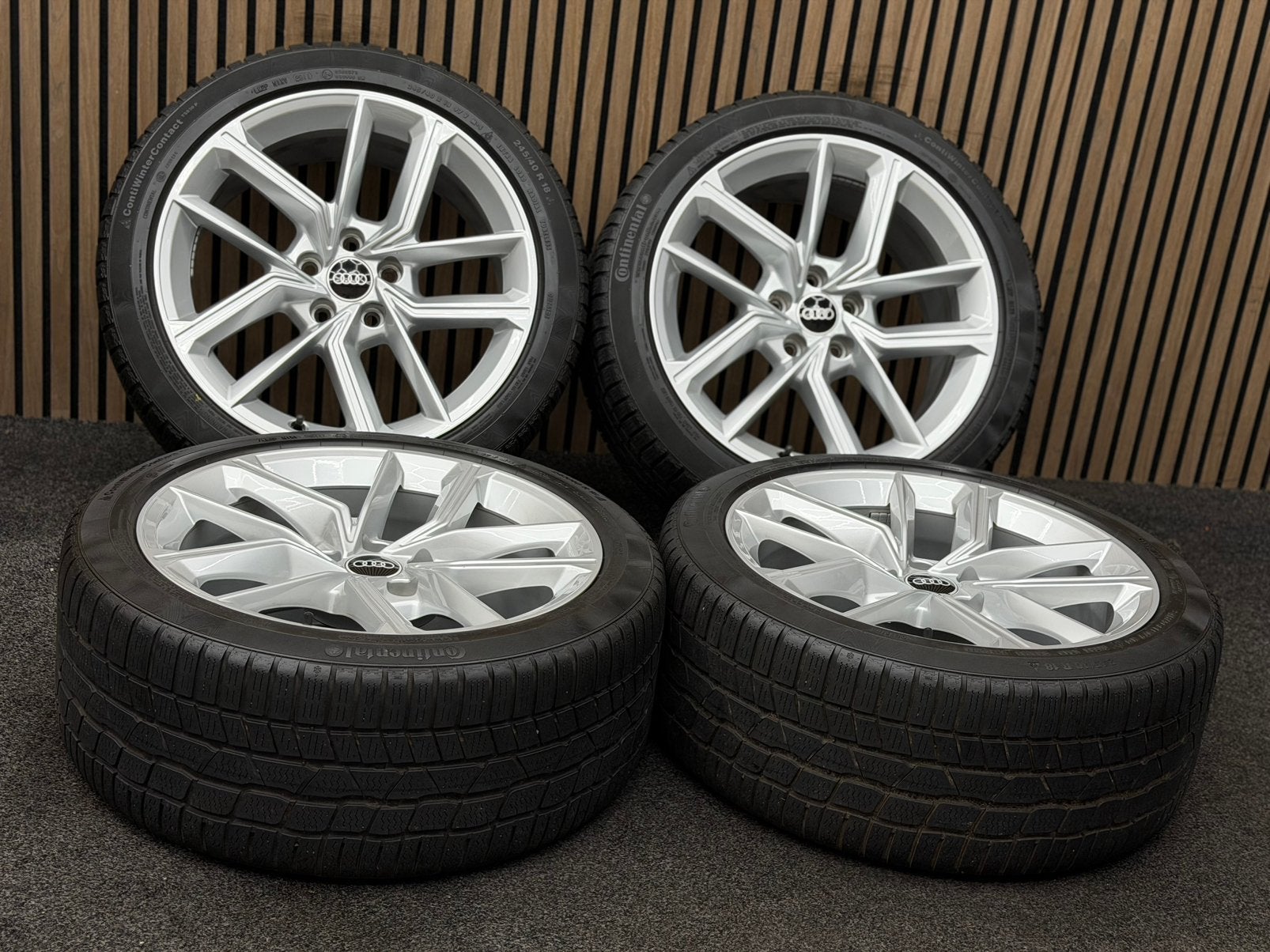 Originele 18 inch Audi A5 S5 B9 5x112 ET29 66.5 Continental, Ophalen, 18 inch, 245 mm, .