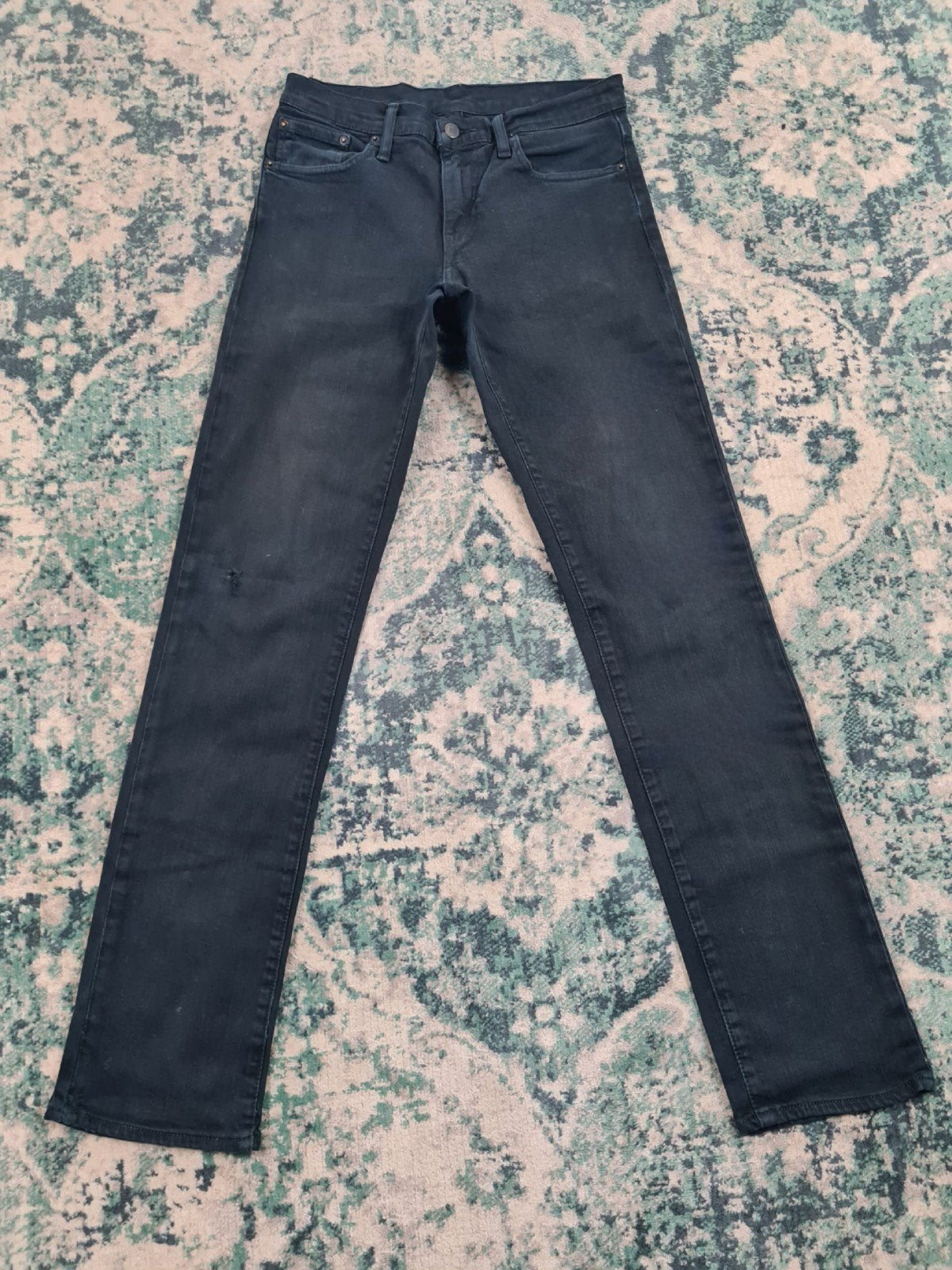 Levi’s straight fit W29 L34 Dames Tulsi2934 Zwart Mid-rise, Zwart, Ophalen of Verzenden, Zo goed als nieuw, W28 - W29 (confectie 36)