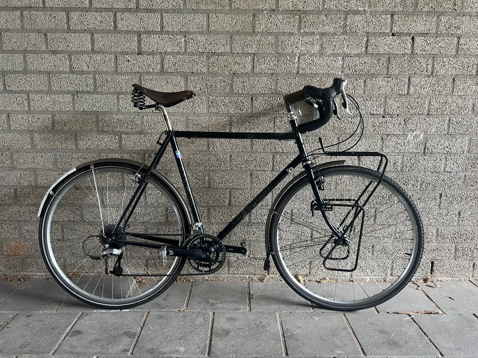 Avaghon Randonneur – Columbus THRON – Deore XT – Brooks, Fietsen en Brommers, 28 inch, Gebruikt, Velgrem, 57 tot 61 cm