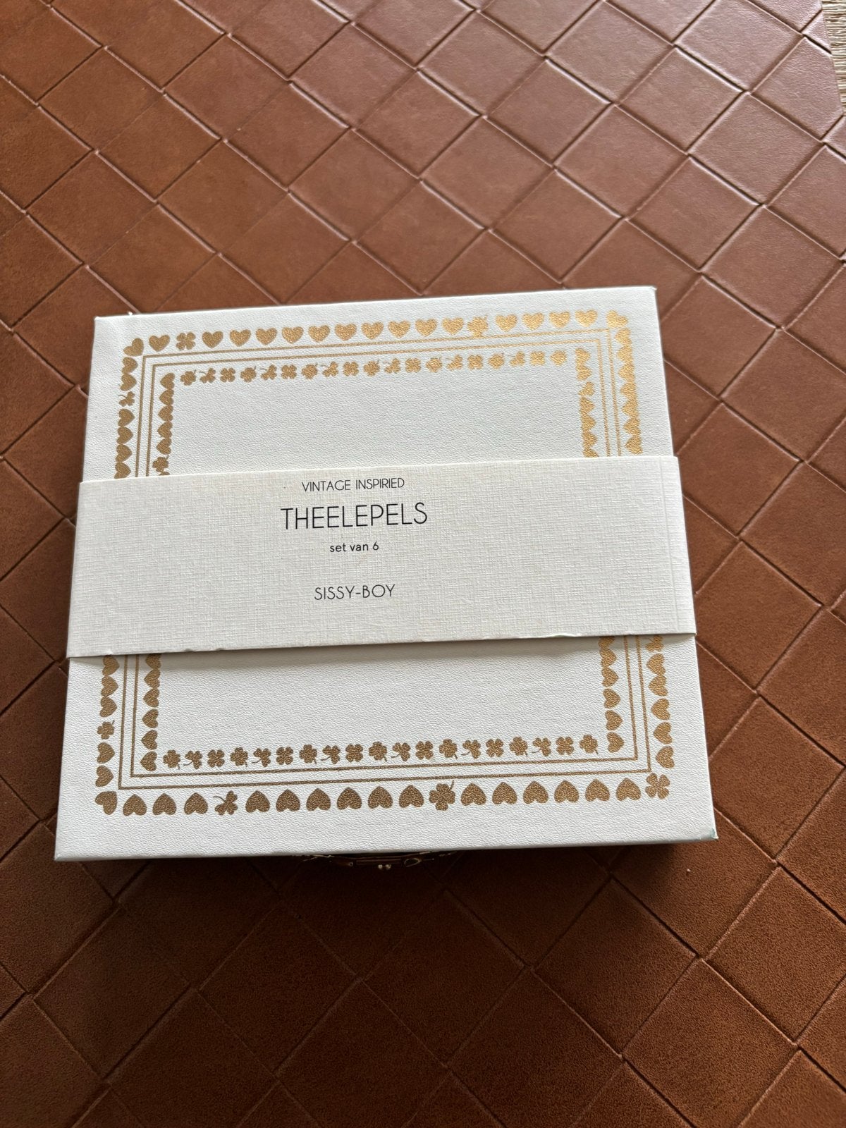 Sissy-Boy Vintage Inspired Theelepels - Set van 6, Ophalen of Verzenden