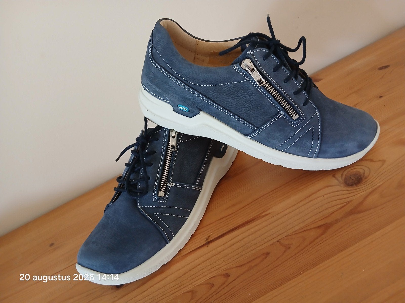 Wolky maat 41, Kleding | Dames, Wolky, Schoenen met lage hakken, Blauw, Ophalen of Verzenden