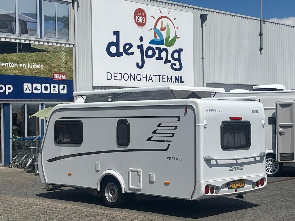 Eriba Feeling 425 - Mover - Cassette Luifel, Caravans en Kamperen, Schokbreker, Standaardzit, Bedrijf, 4 tot 5 meter