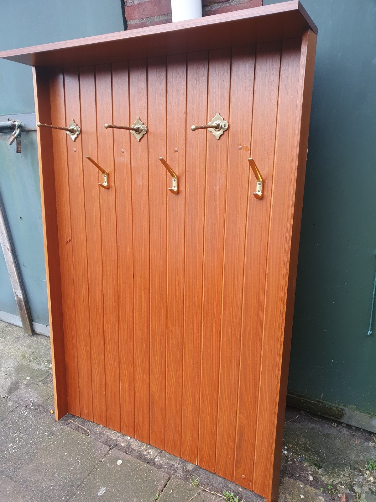 Vintage wandkapstok, Huis en Inrichting, Woonaccessoires | Kapstokken, Gebruikt, 100 tot 150 cm, Hout, Ophalen