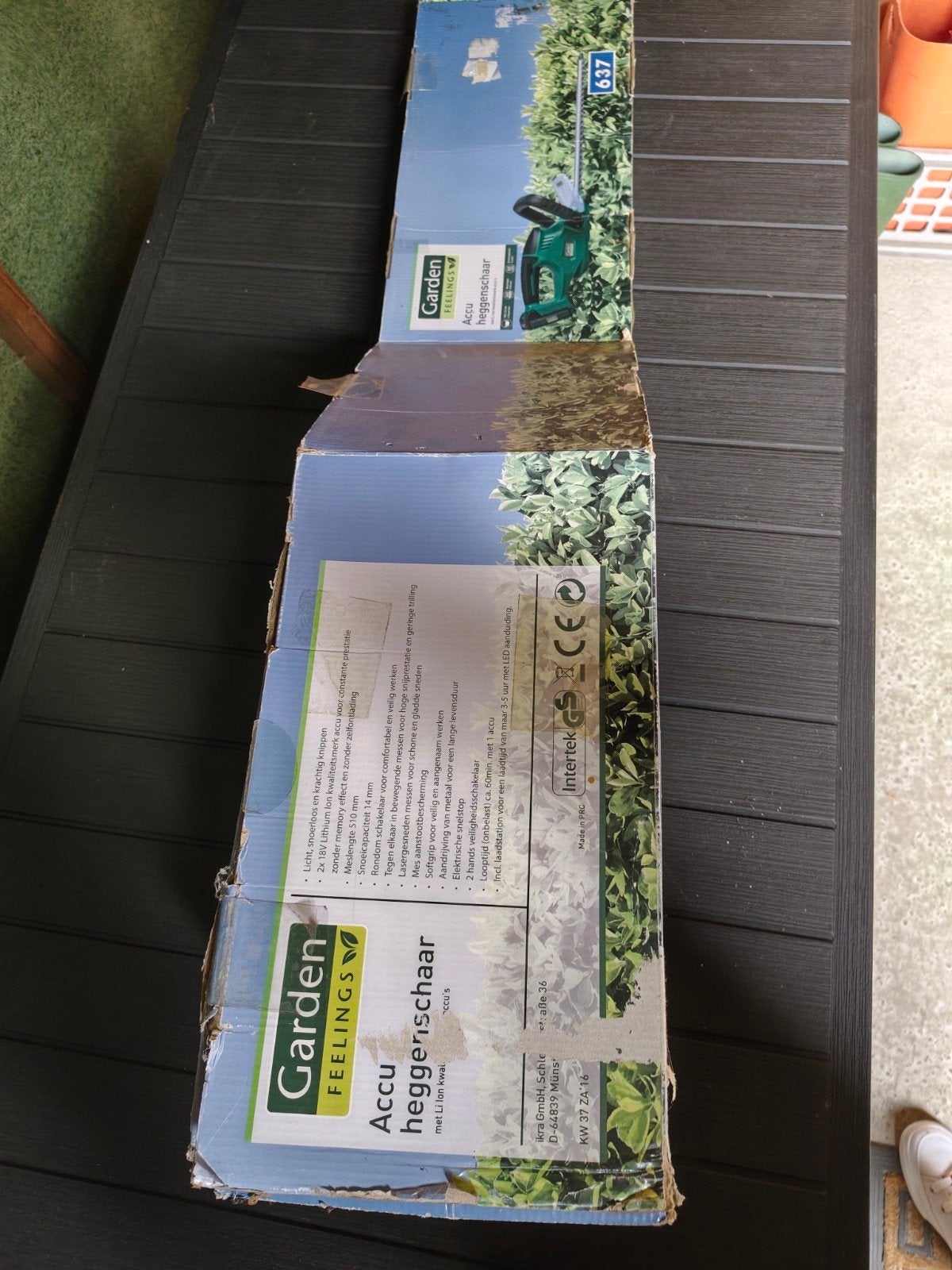 Garden Feelings Accu Heggenschaar - gebruikt, Tuin en Terras, Ophalen, Gebruikt, Accu, Garden Feelings