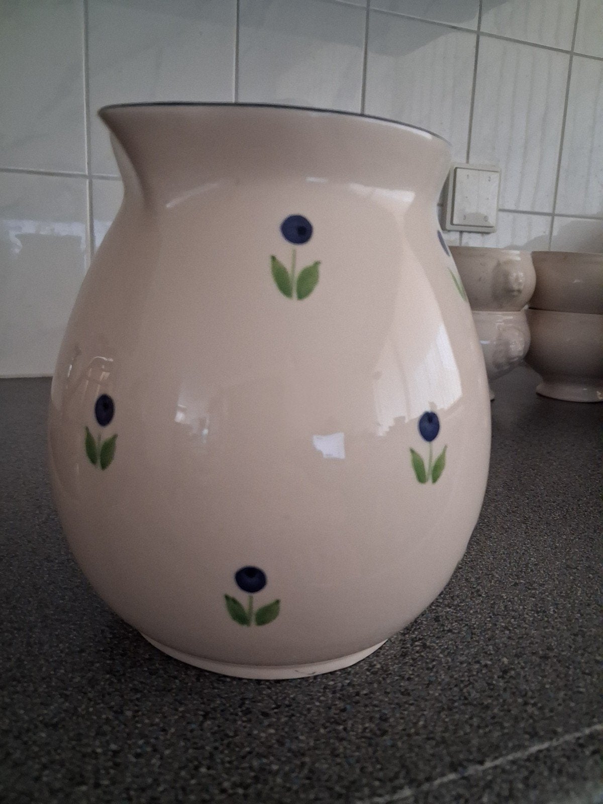 NIEUW !  LEUKE KAN met TULPEN DECORATIE VOOR VELE DOELEINDEN, Overige typen, Nieuw, Ophalen of Verzenden, Overige stijlen