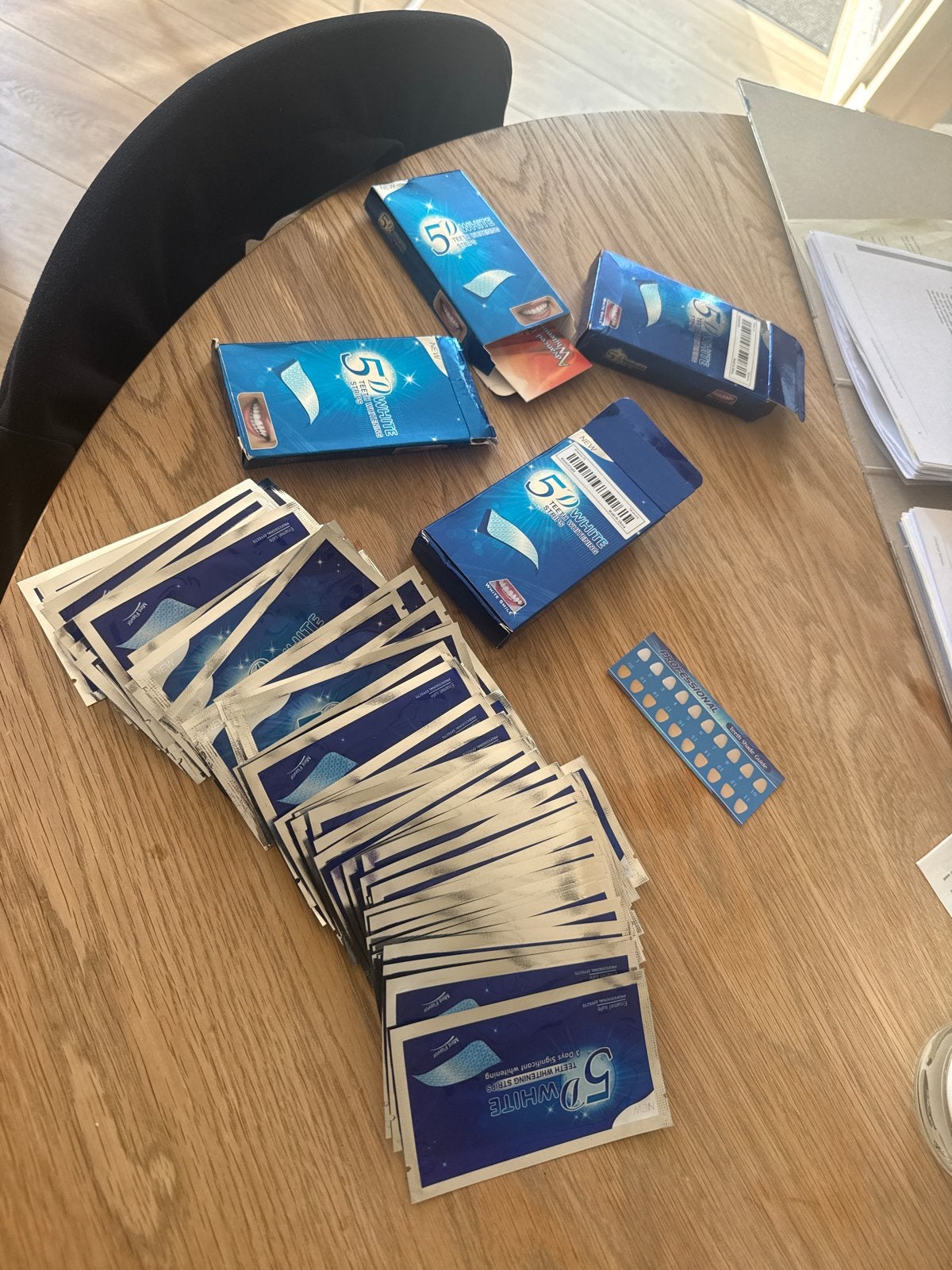 61x 5D White Whitening Strips, Ophalen of Verzenden, Nieuw, Overige typen