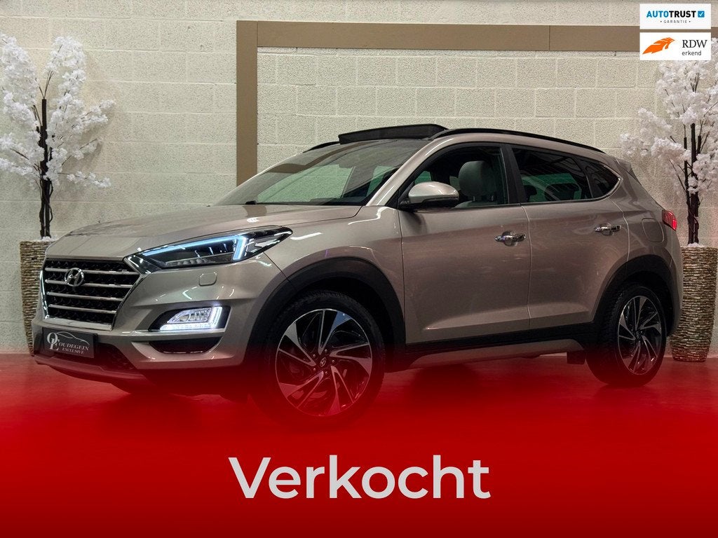 Hyundai Tucson 1.6 T-GDI Premium Plus / EXCLUSIVE LEDER / CA, Auto's, Hyundai, Gebruikt, 1591 cc, 4 cilinders, Met garantie (alle)