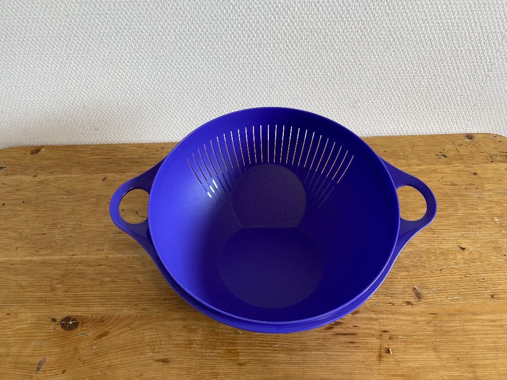 Tupperware Schaal/Vergiet ( paars, 3,75 liter ), Ophalen of Verzenden, Gebruikt, Paars, Schaal