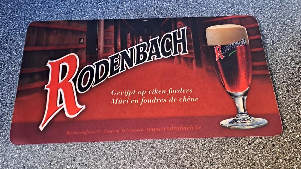 Rodenbach barmat - Gerijpt op eiken foeders, Verzamelen, Biermerken, Ophalen of Verzenden, Zo goed als nieuw, Glas of Glazen, Overige merken