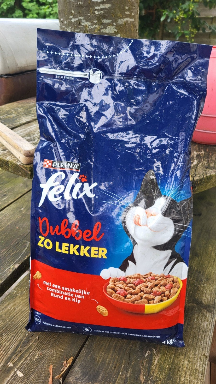 Gratis 4 kg katten brokken, Ophalen