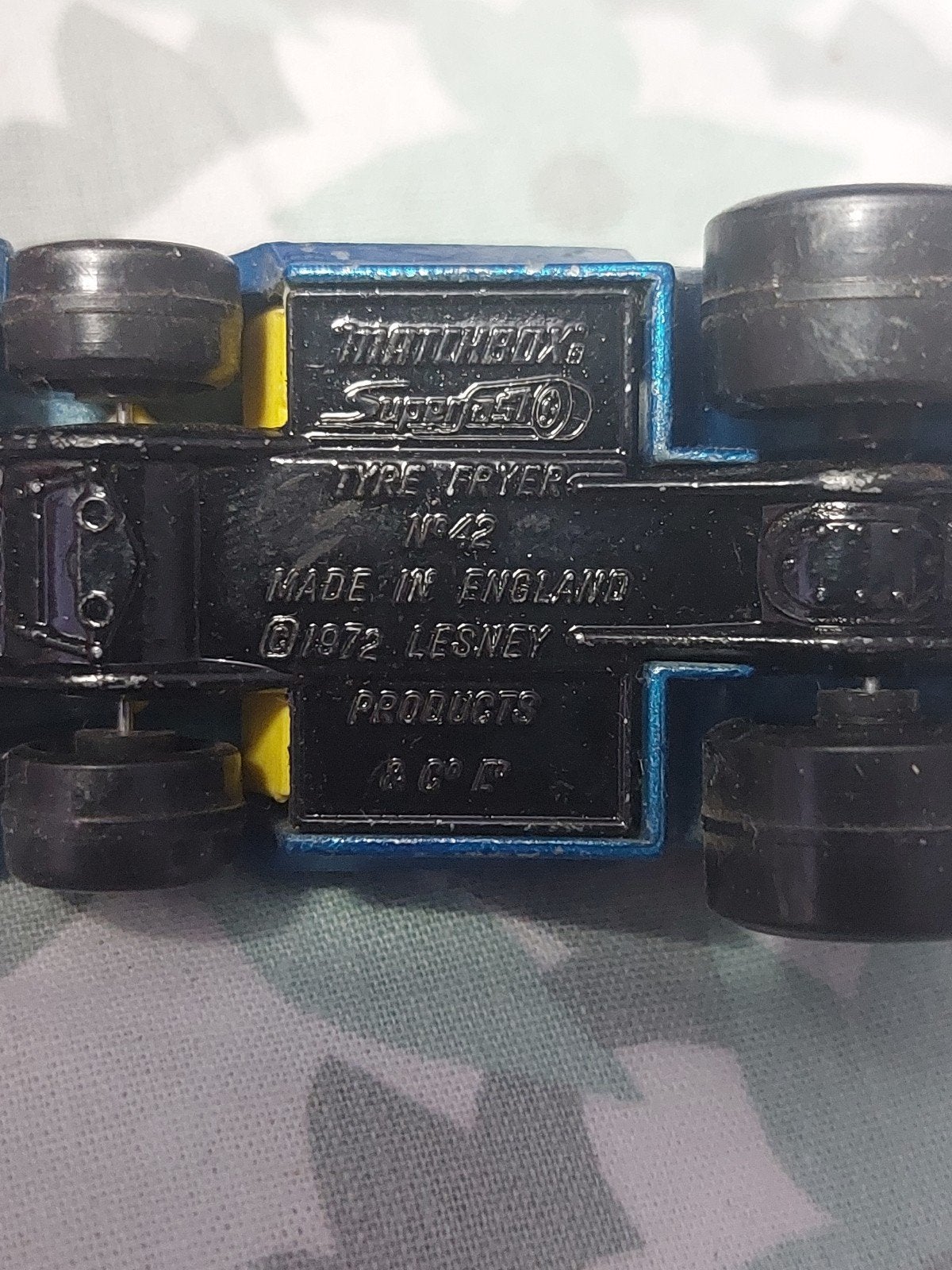 Matchbox Superfast 42 Tyre Fryer 1972 Lesney, Ophalen of Verzenden, Gebruikt
