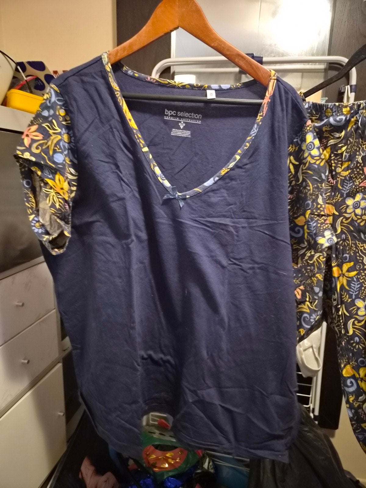 pyama bonprix maat 56/58 met driekwart broek en korte mouwen, Kleding | Dames, Bonprix, Ophalen, Zo goed als nieuw, Maat 46/48 (XL) of groter