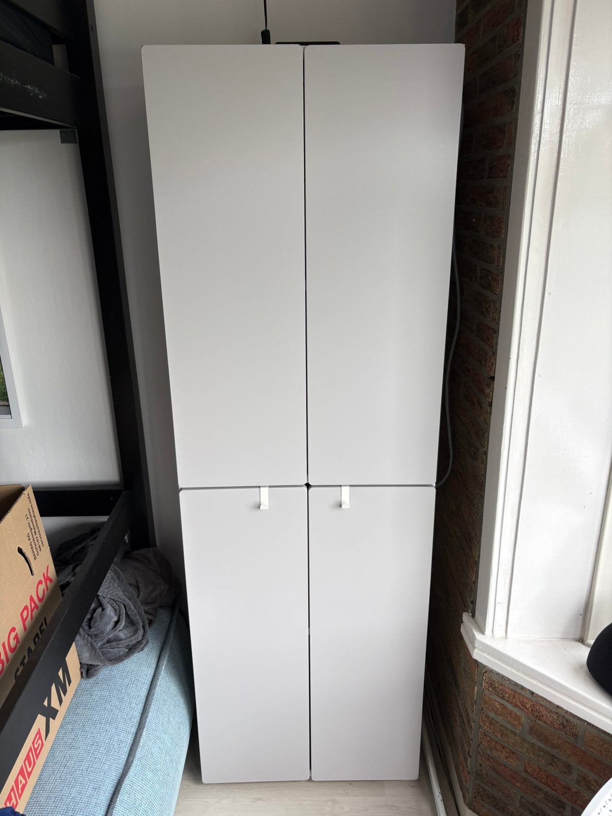 Ikea kledingkast smastad grijs, Ophalen, 50 tot 100 cm, Zo goed als nieuw, 150 tot 200 cm
