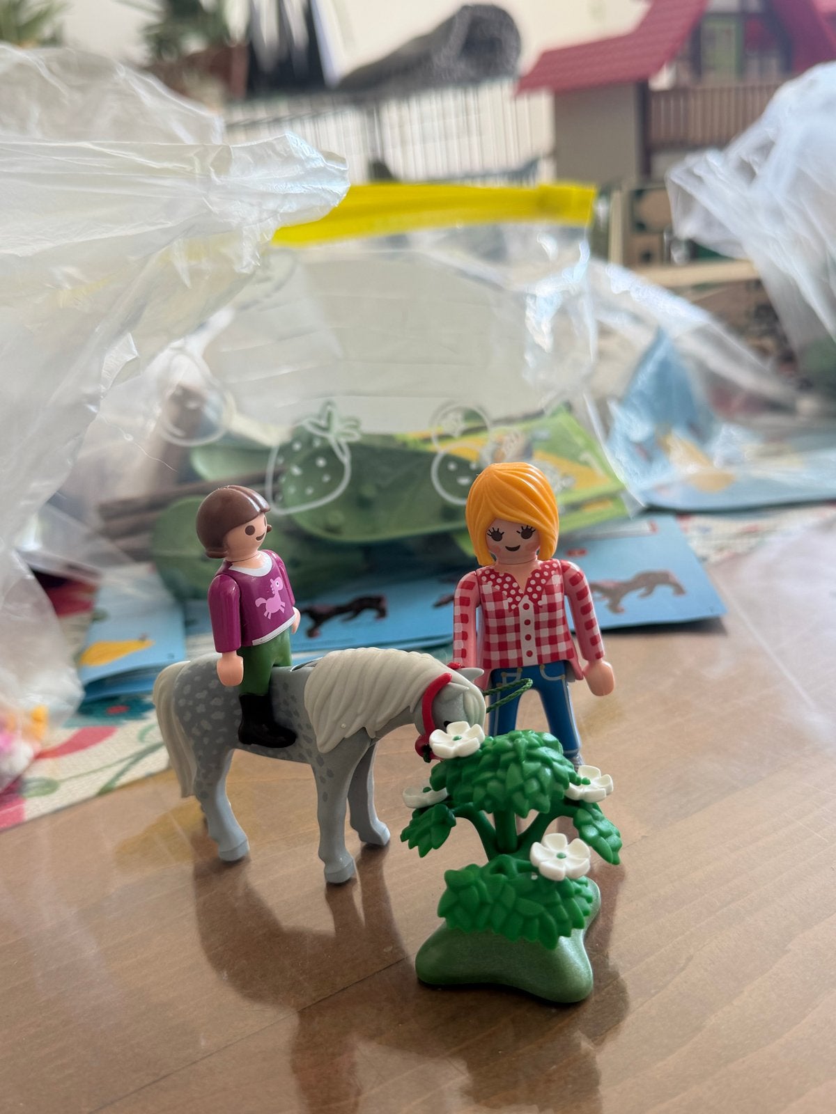 Playmobil Pony met ruiter en verzorger, Ophalen, Gebruikt, Complete set, Country