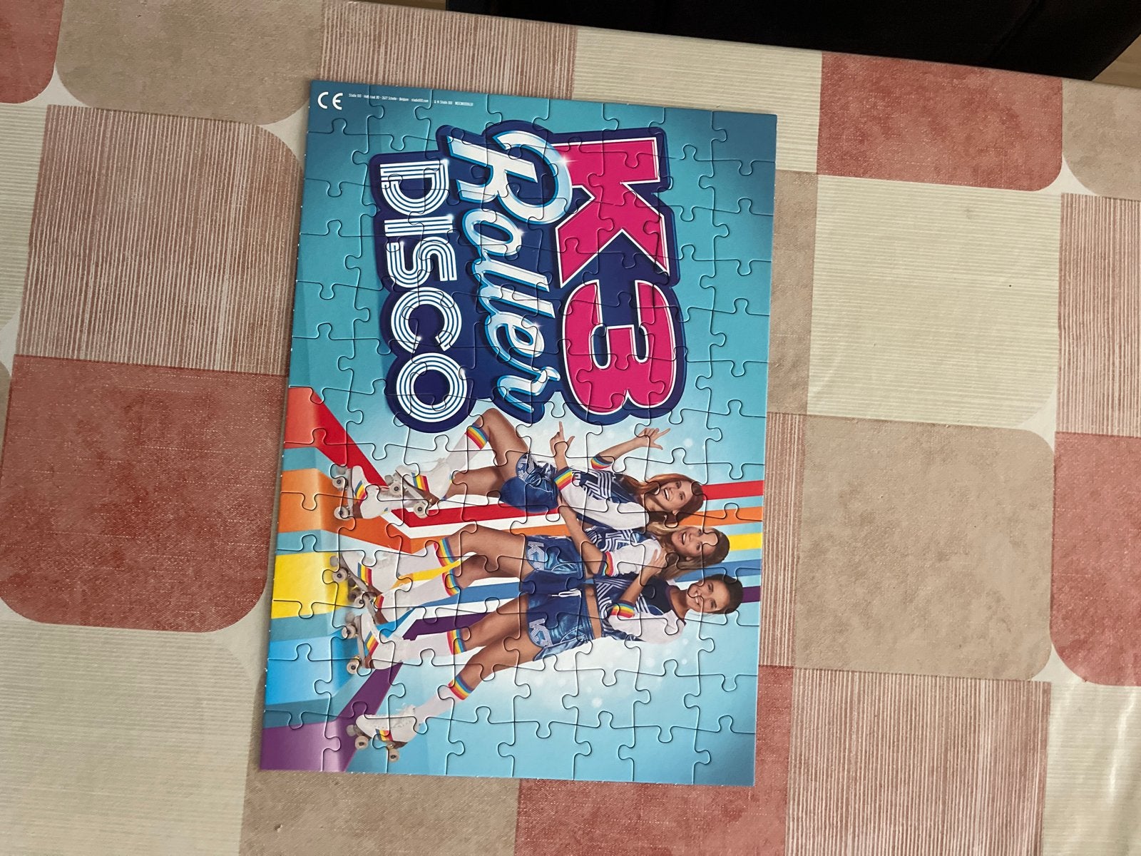 K3 Roller Disco Puzzel - 104 stukjes, Ophalen, Minder dan 500 stukjes, Gebruikt, Legpuzzel
