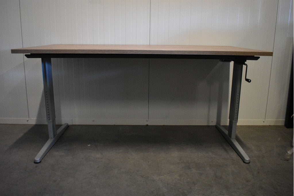 Aspa bureau / bureaus 180x80 verstelbaar d.m.v. slinger, Niet ingevuld, Niet ingevuld, In hoogte verstelbaar, Ophalen of Verzenden