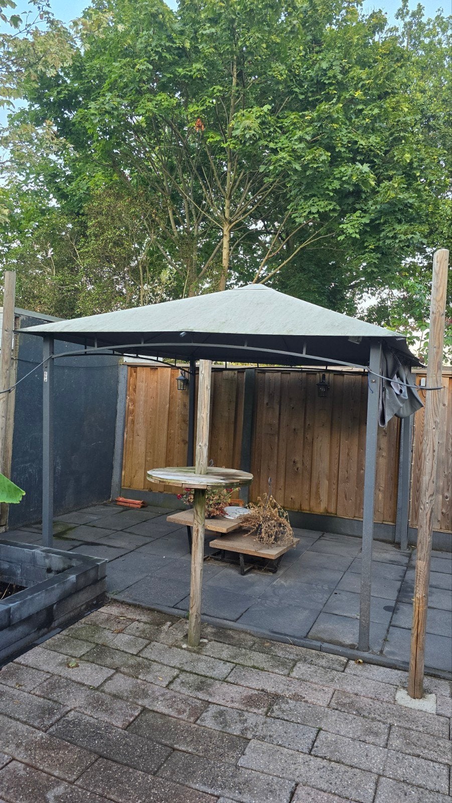 Overkapping / Tuinpaviljoen - Zelf demonteren, Tuin en Terras, Overkappingen, Ophalen, Gebruikt, Tuinpaviljoen