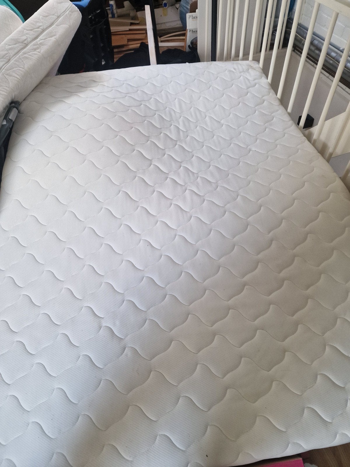 Matras 140x200 cm met topper, 20 cm dik, Ophalen, Tweepersoons, 140 cm, Matras