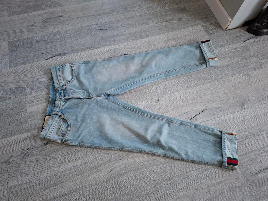 Gucci jeans maat 31, Ophalen of Verzenden, Zo goed als nieuw, Blauw