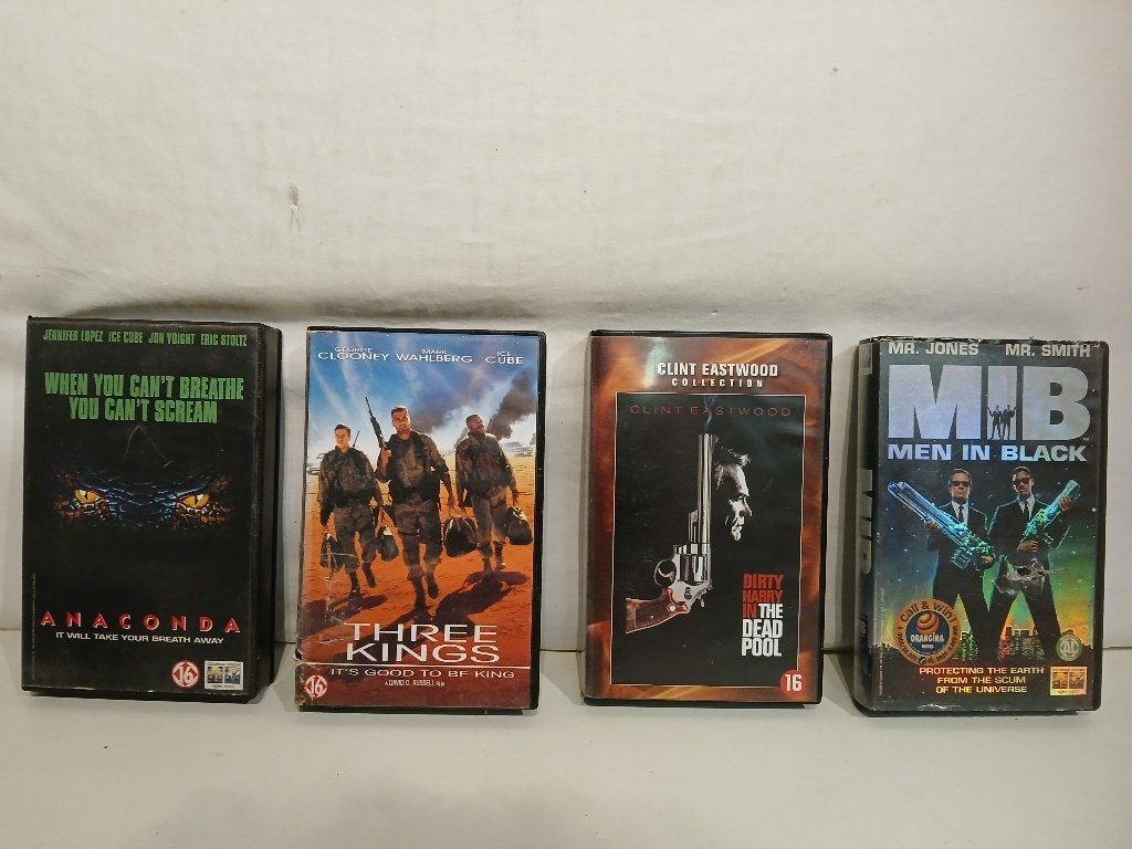 Partij VHS Films, Alle leeftijden, Ophalen of Verzenden, Gebruikt, Actie en Avontuur