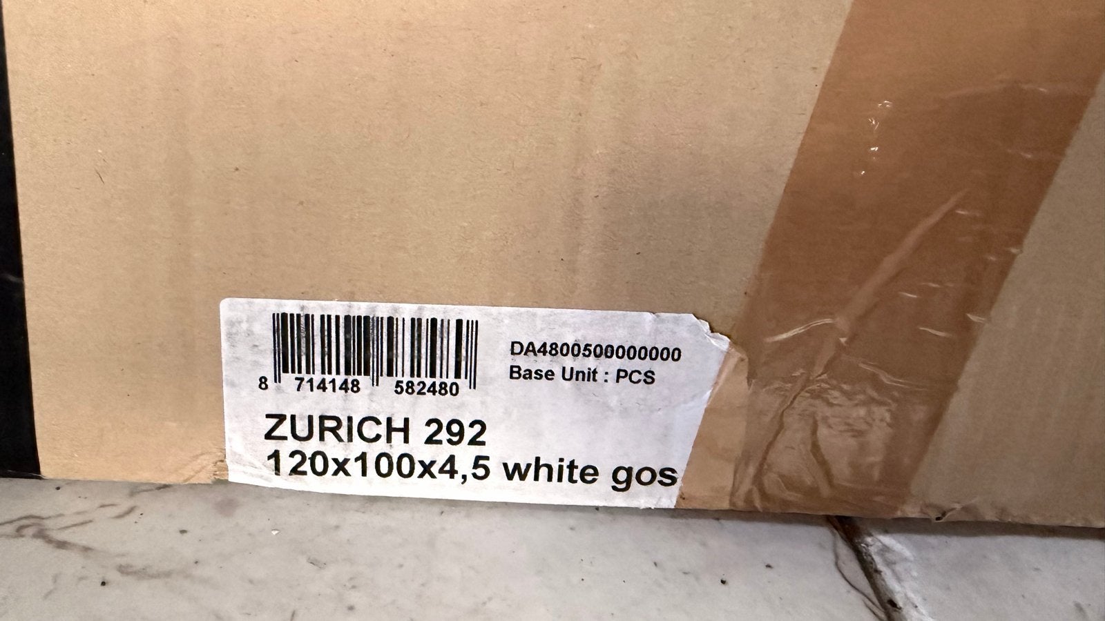 RIHO Zürich 292 Douchebak 120x100x4,5 wit, Ophalen, Nieuw, Douche
