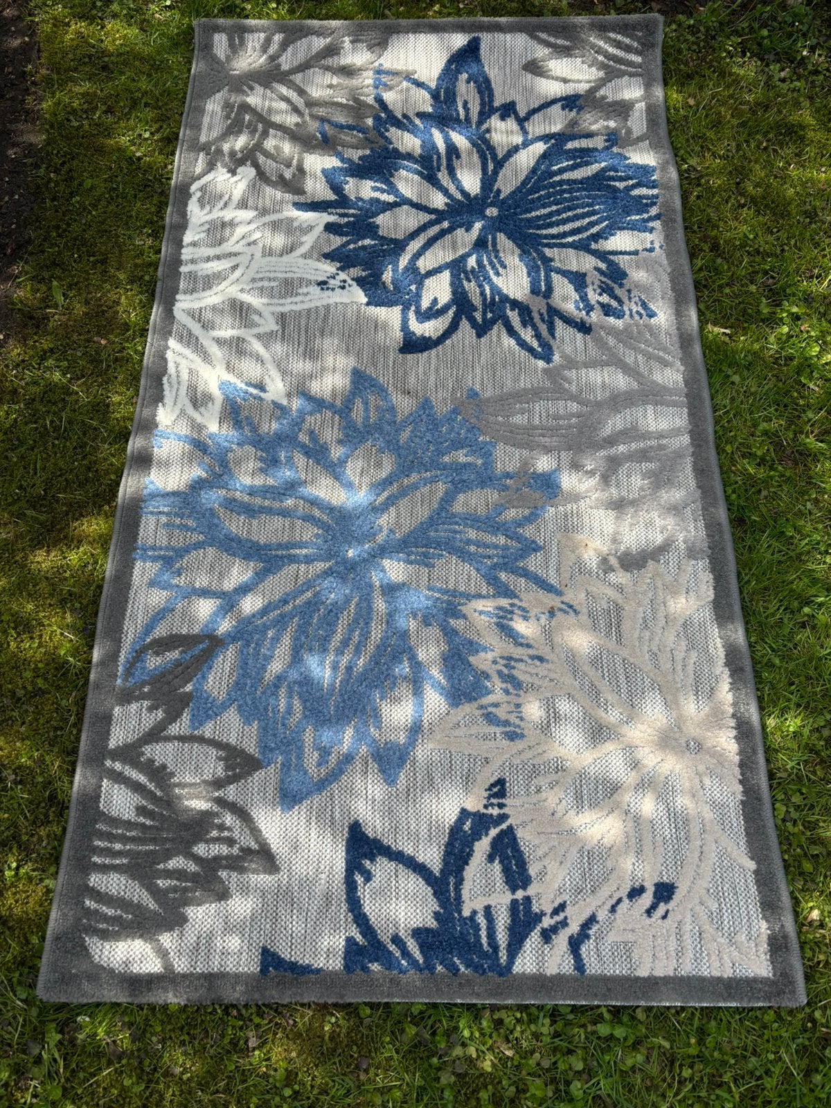 Vloerkleed 150x80 cm nu voor 25 euro ophalen, Huis en Inrichting, 100 tot 150 cm, Zo goed als nieuw, Rechthoekig, Blauw