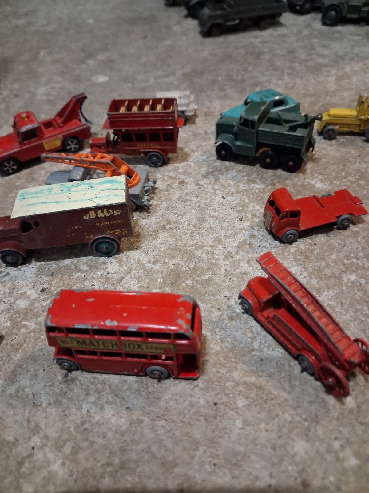 Vintage Matchbox Lesney Speelgoedvoertuigen Collectie, Ophalen, Gebruikt
