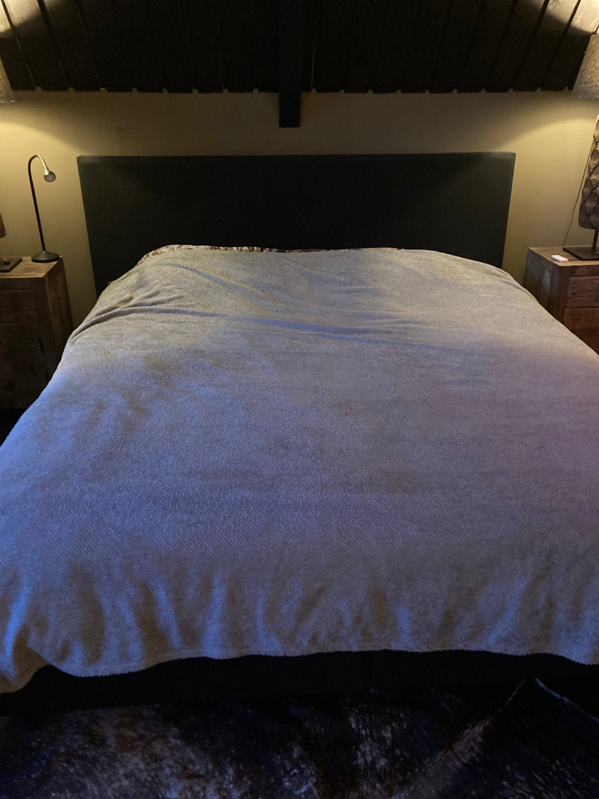 Boxspring ikea 180x200cm - gratis ophalen, Ophalen, Gebruikt, Zwart, Design