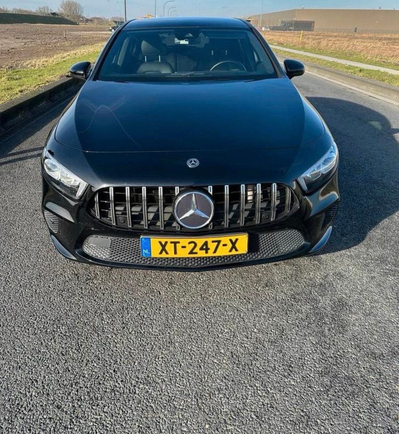 Mercedes-Benz A-Klasse A 2019 Zwart, Auto's, 1345 kg, 4 cilinders, Zwart, Origineel Nederlands