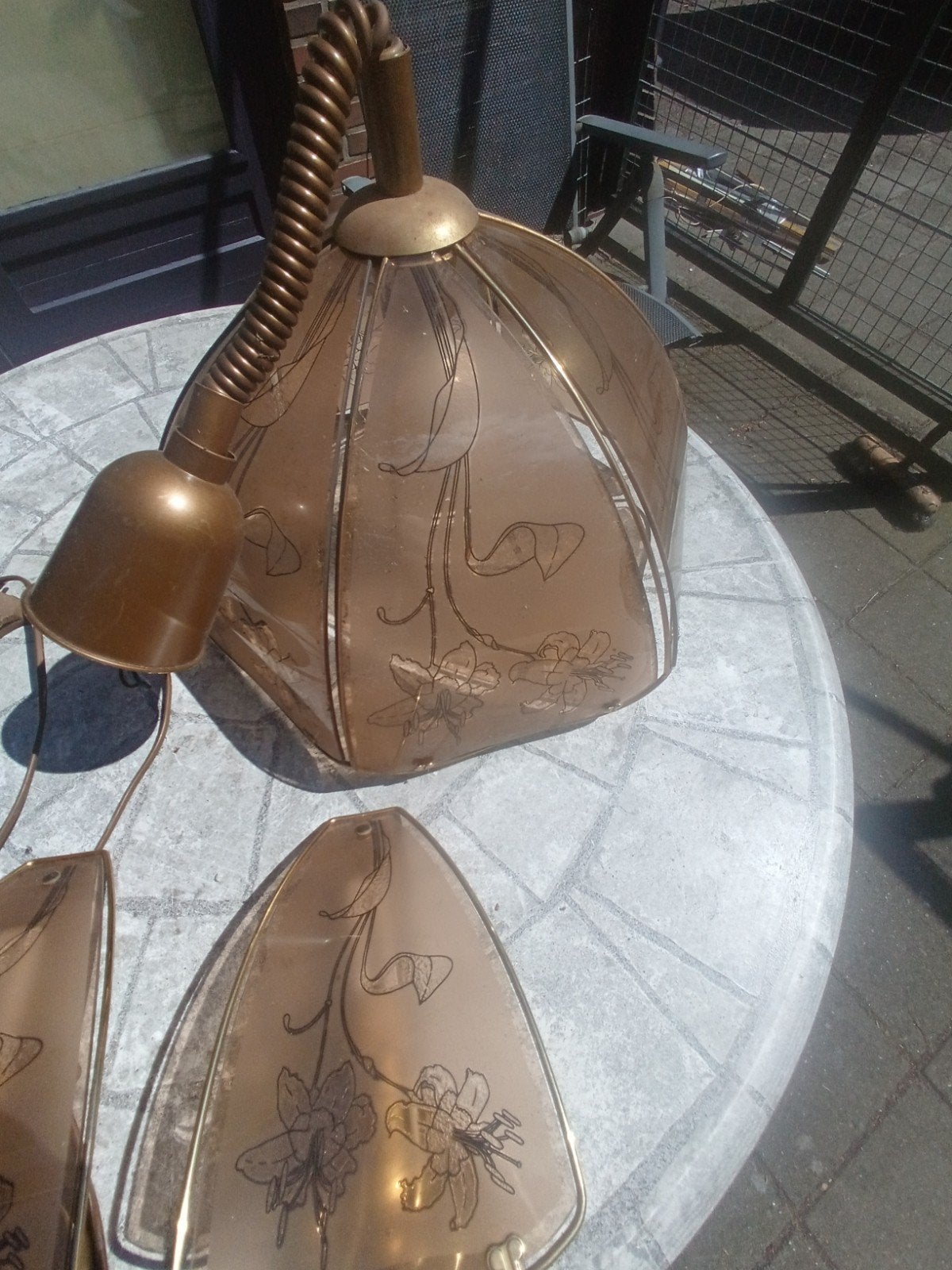 vintage plafond en Muurlampen, Ophalen
