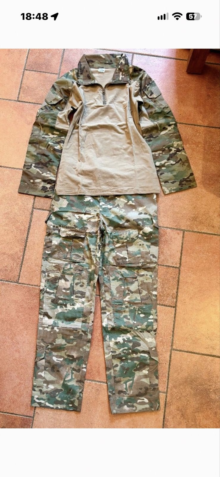 Legerkleding - Camouflage Maat M Nieuw, Ophalen of Verzenden, Landmacht, Nederland, Kleding of Schoenen