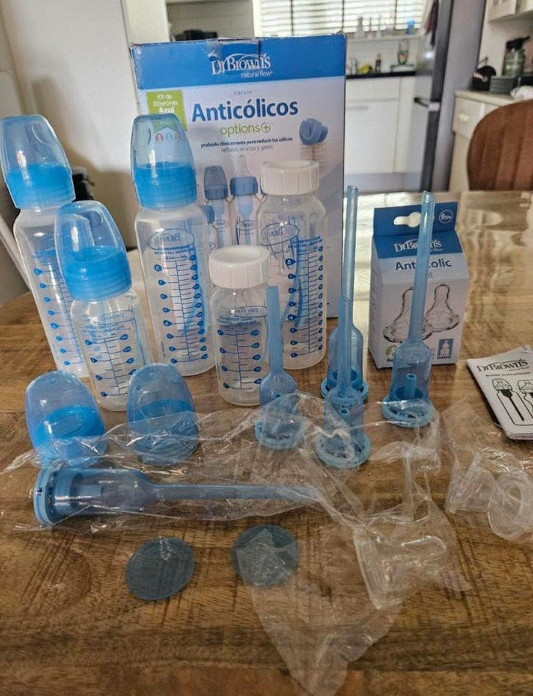 Dr. Brown's flessenpakket small anti-collic, Ophalen of Verzenden, Zo goed als nieuw, Overige typen