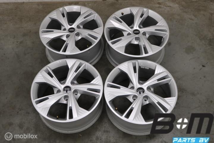 ORIGINEEL! 19 inch breedset velgen Audi Q6! 85H601025BL, Gebruikt, Velg(en)