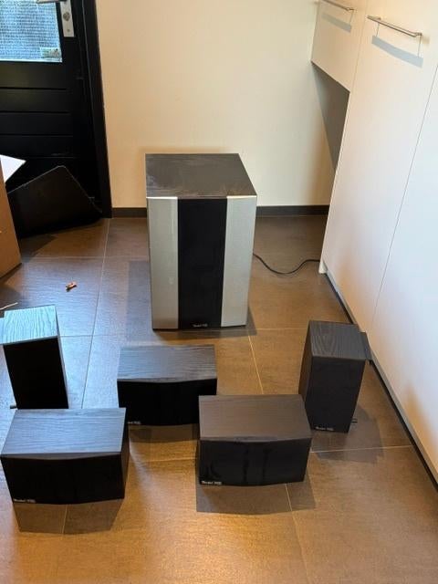 eufel THX Select 5.1 Speakerset –M550FCR + M5500SW Subwoofer, Gebruikt, 70 watt of meer, 5.1-systeem, Overige spelers