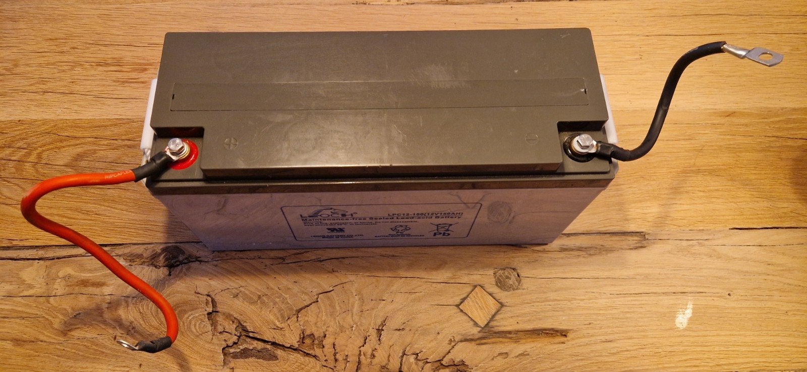 AGM Batterij Leoch 12V - 150AH in zeer goede staat, Ophalen of Verzenden