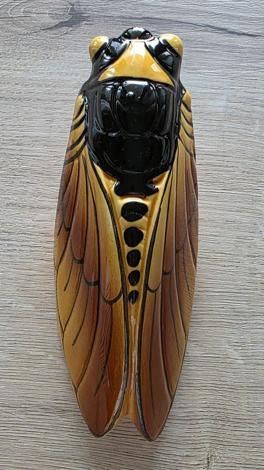 Vintage Cicade waterverdamper 22 cm van frans keramiek, Antiek en Kunst, Verzenden