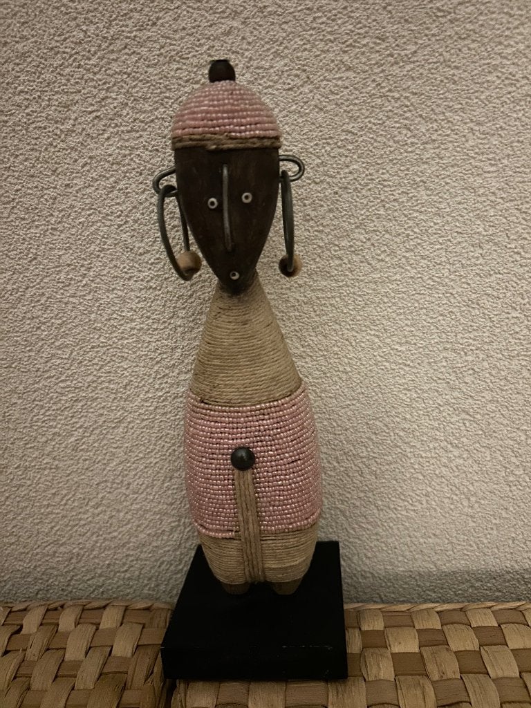 Afrikaanse Namji pop, beeldje, Ophalen of Verzenden, Zo goed als nieuw, Mens