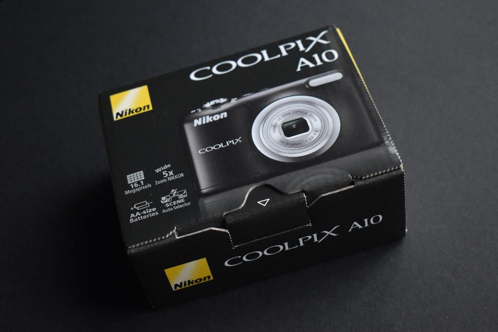 Nikon Coolpix A10 / 16.1 MP 5x Zoom Digital Camera Black NEW, Ophalen of Verzenden, Nieuw, Nikon
