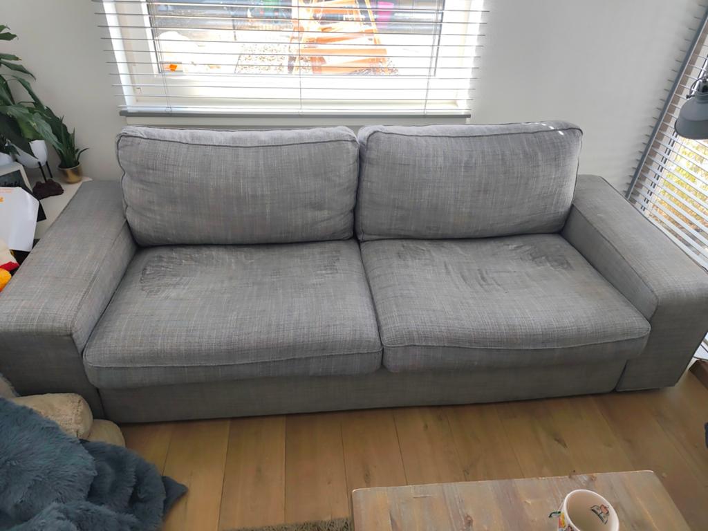 Ikea kivik 3 zits bank, Huis en Inrichting, Banken | Bankstellen, Ophalen, Gebruikt, Driepersoons, Rechte bank