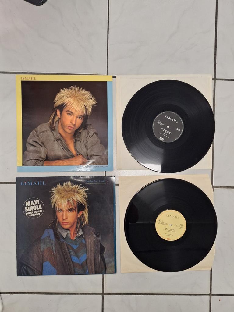 Vintage 2x vinyl lps maxi singles Limahl jaren 80, Ophalen of Verzenden, Gebruikt, 12 inch