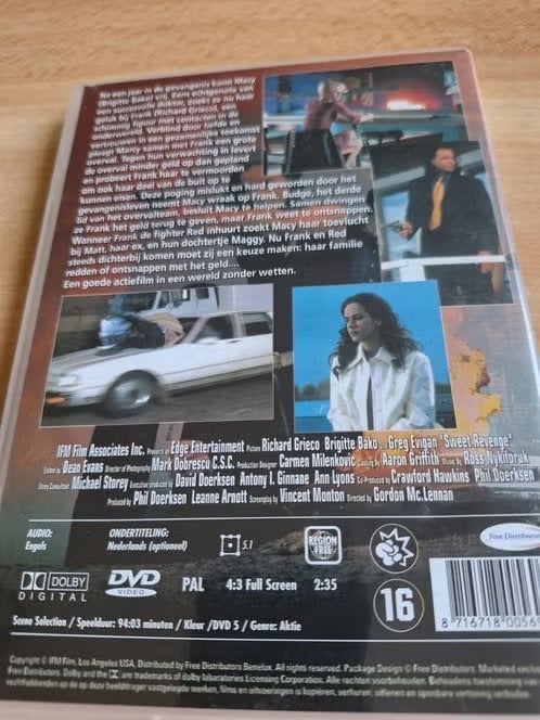 Dvd sweet revenge h, Vanaf 16 jaar, Ophalen of Verzenden, Zo goed als nieuw, Actie