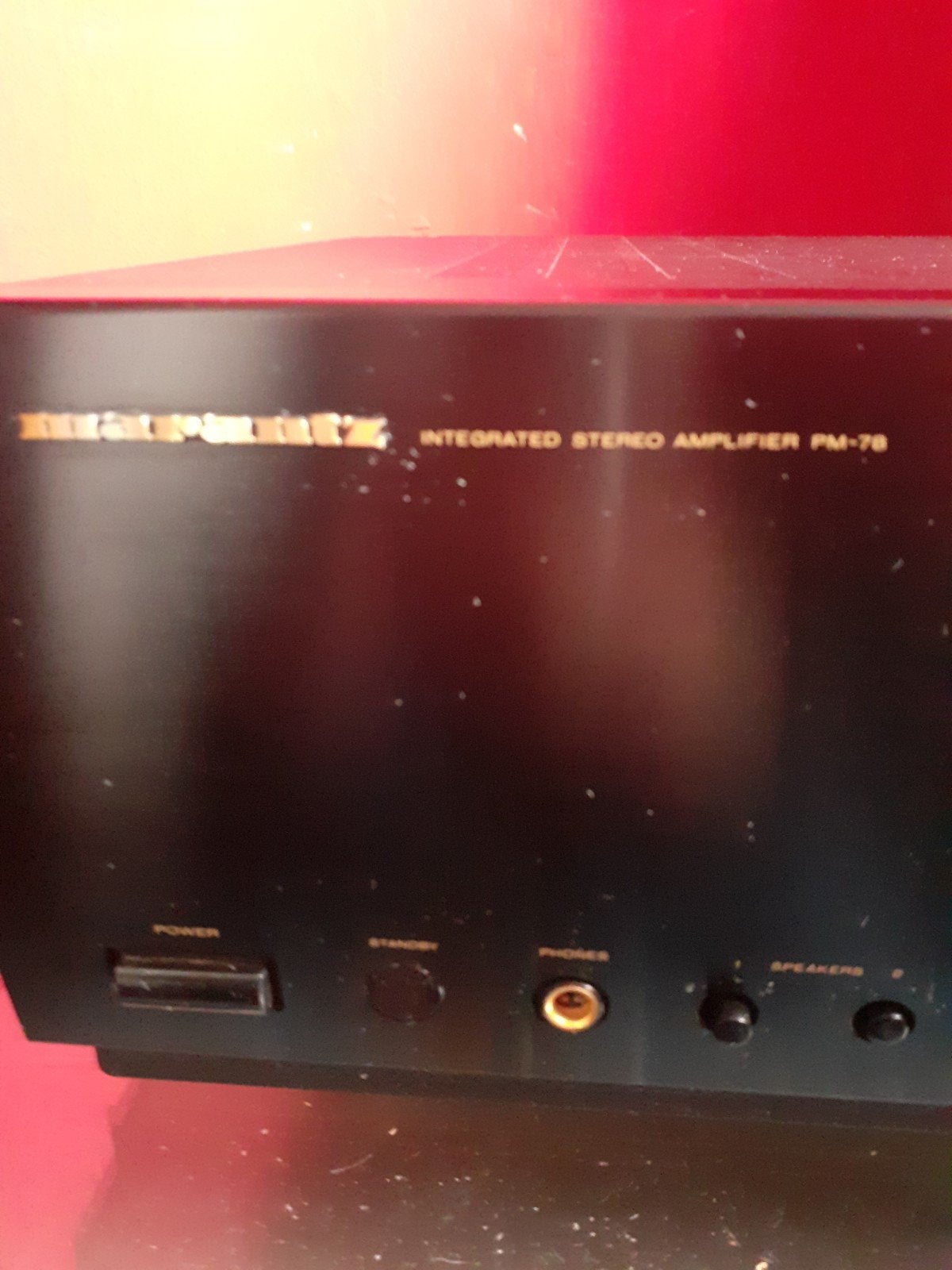 marantz versterker pm 78, Audio, Tv en Foto, Versterkers en Receivers, Ophalen, Zo goed als nieuw, Marantz